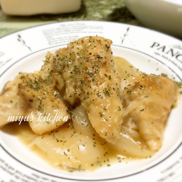 鶏胸肉の白ワイン煮込み